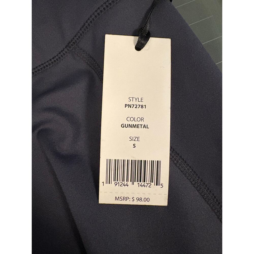 NEW Vina Women’s Small Black Leggings Mesh Cutout Yoga Running Pocket NWT - Picture 7 of 8